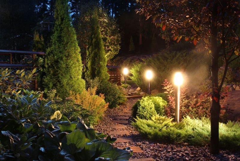 Garden Lighting Installation in Orem, UT