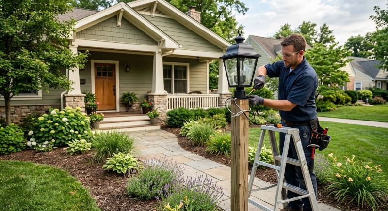 Landscape Lighting Installation in Overland Park, KS