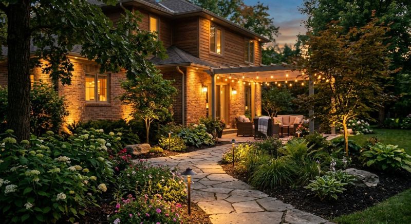 Terrace Lighting Installation in Pasadena, CA